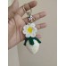 Key Ring Crochet Woolen Strawberry