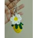Key Ring Crochet Woolen Strawberry