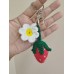 Key Ring Crochet Woolen Strawberry