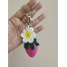 Key Ring Crochet Woolen Strawberry